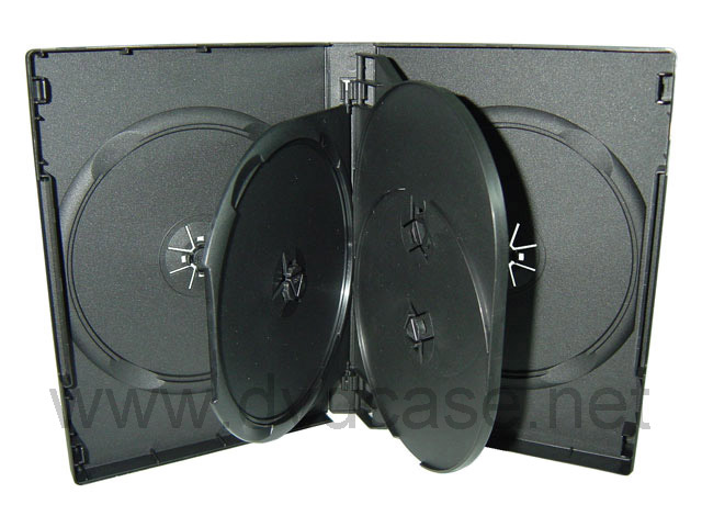 27MM DVD CASE 5-IN-1 BLACK 20pcs/pack - Click Image to Close